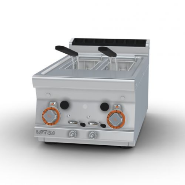  Φριτέζα αερίου διπλή 8+8 lt  F2/8T-74G 